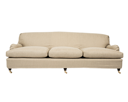 Jio Howard bank 3-zits 235 cm, vaste rug – 3-zits Vaste Rug - Prijs excl. bekleding