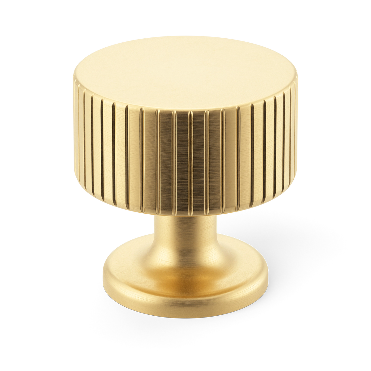 Armac Martin Leebank Schrankknopf – Satin Messing, unlackiert