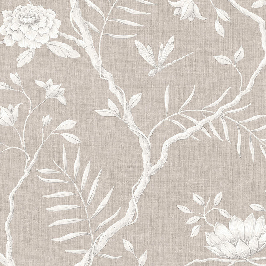 Jasper Peony Almond — Lewis & Wood wallpaper sample