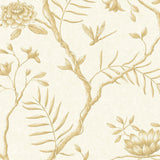 Jasper Peony Buttermilk Reverse — Lewis & Wood wallpaper sample
