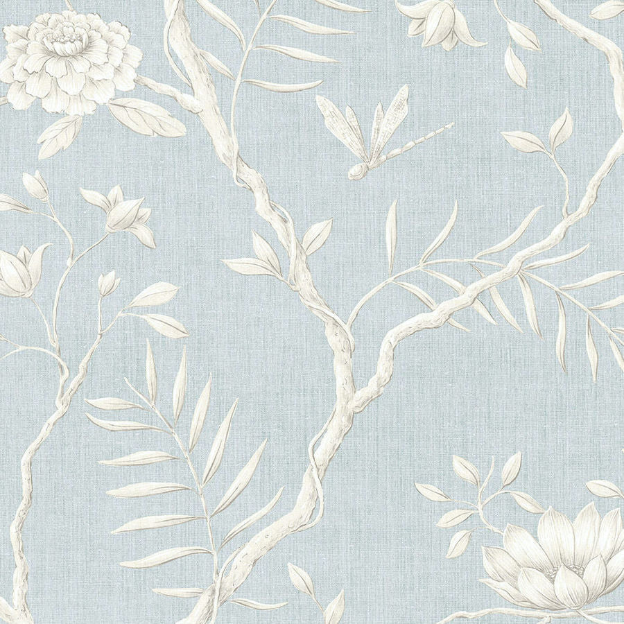 Jasper Peony Ciel — Lewis & Wood wallpaper sample