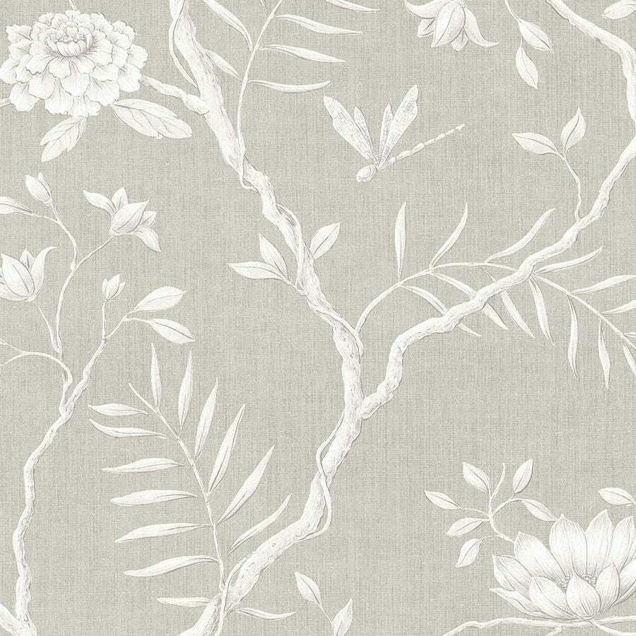 Jasper Peony Flax — Lewis & Wood wallpaper sample