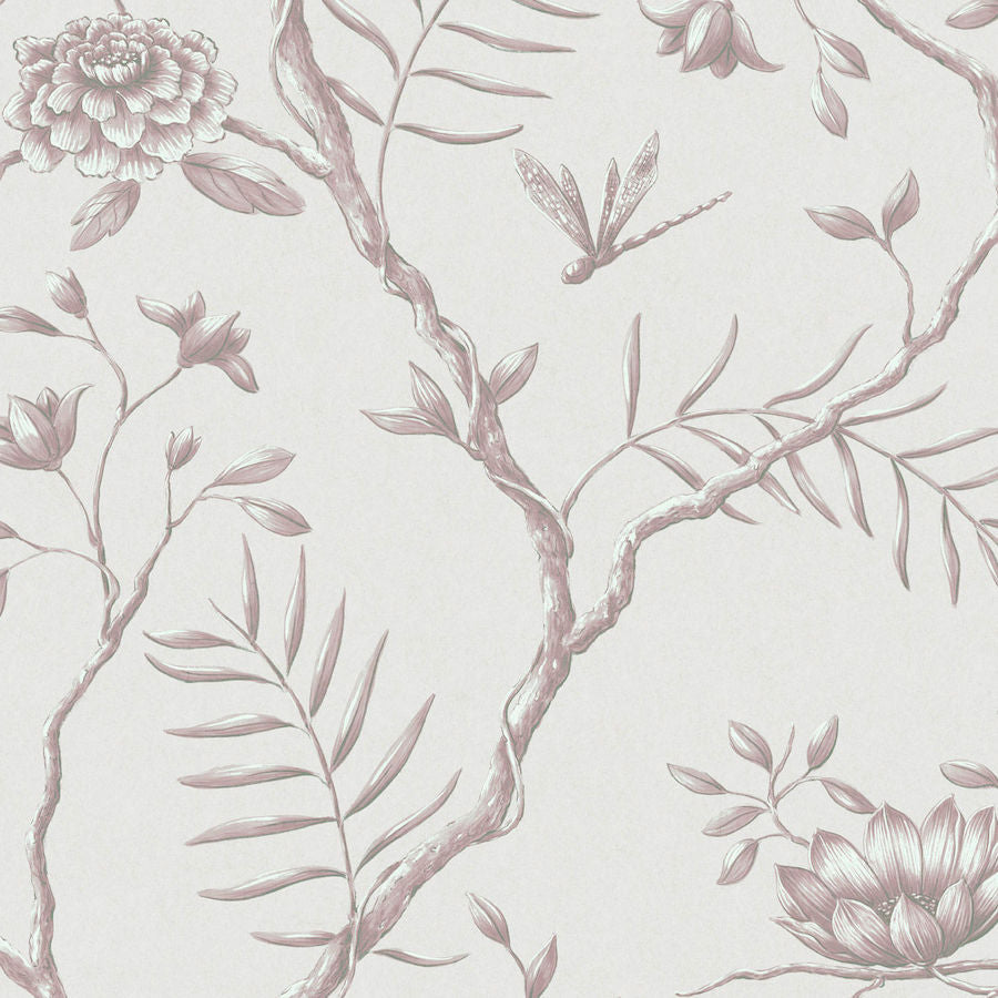 Jasper Peony Hellebore Pink — Lewis & Wood wallpaper sample