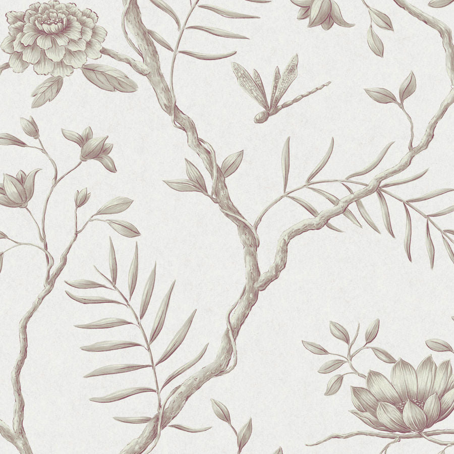 Jasper Peony Juniper — Lewis & Wood wallpaper sample