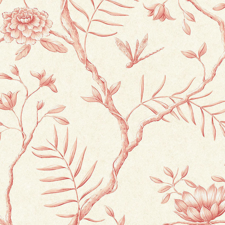 Jasper Peony Rose — Lewis & Wood wallpaper sample