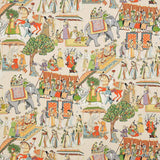 Manuel Canovas Stoff Kalinda Tangerine