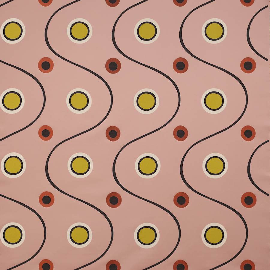 Manuel Canovas Fabric Mathis Rose Ancien