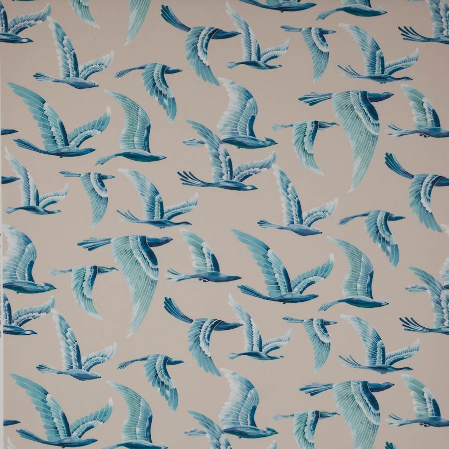 Manuel Canovas Fabric Hydra Turquoise