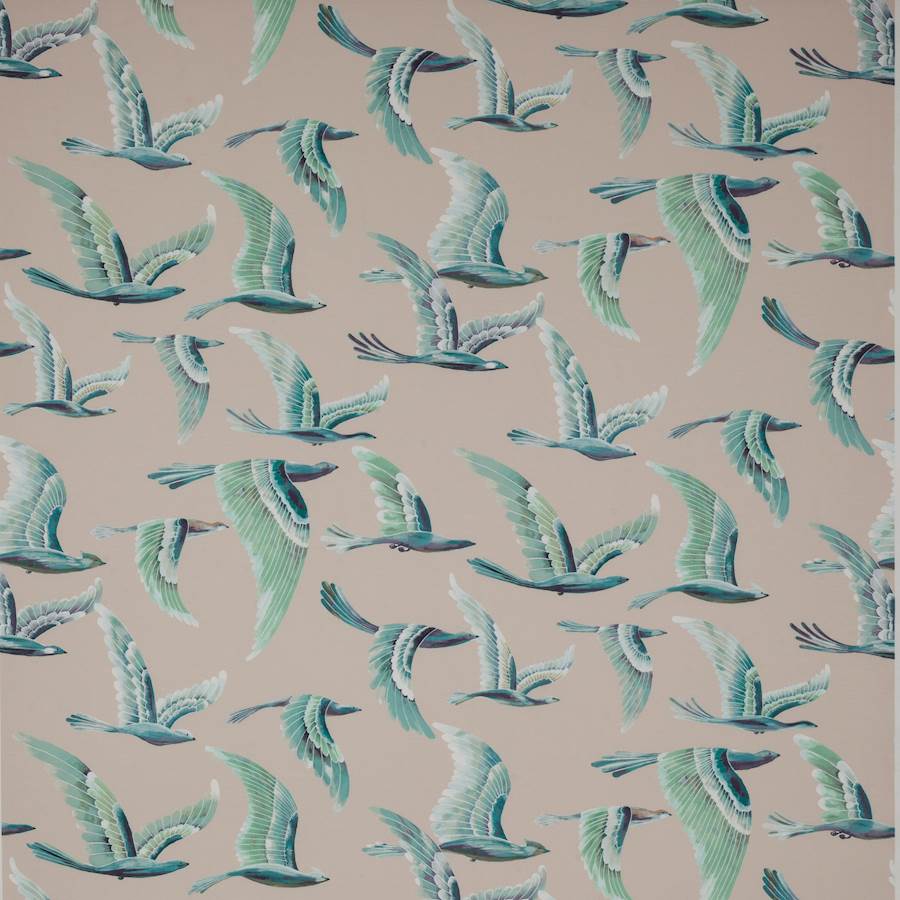 Manuel Canovas Fabric Hydra Menthe