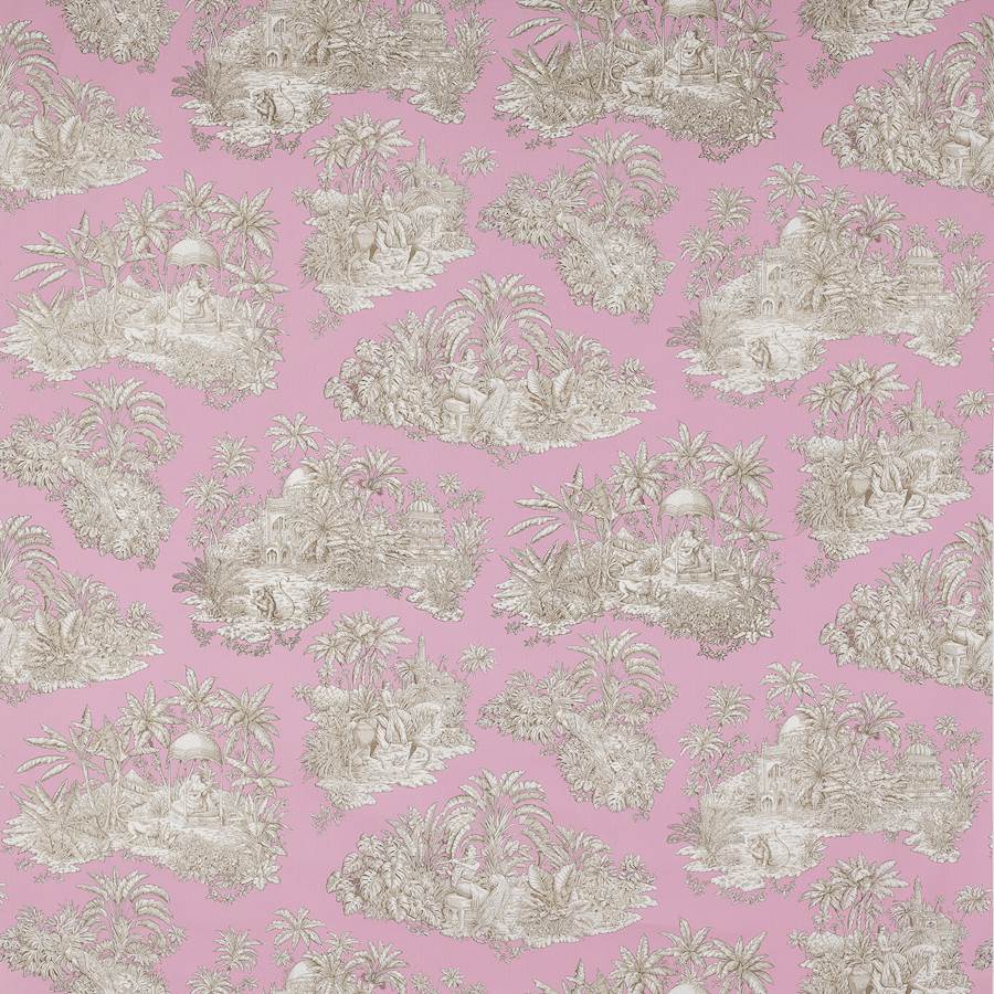 Manuel Canovas Tyg Pondichery Lilas