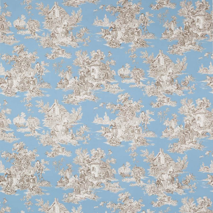 Manuel Canovas Tyg Campagne Azur