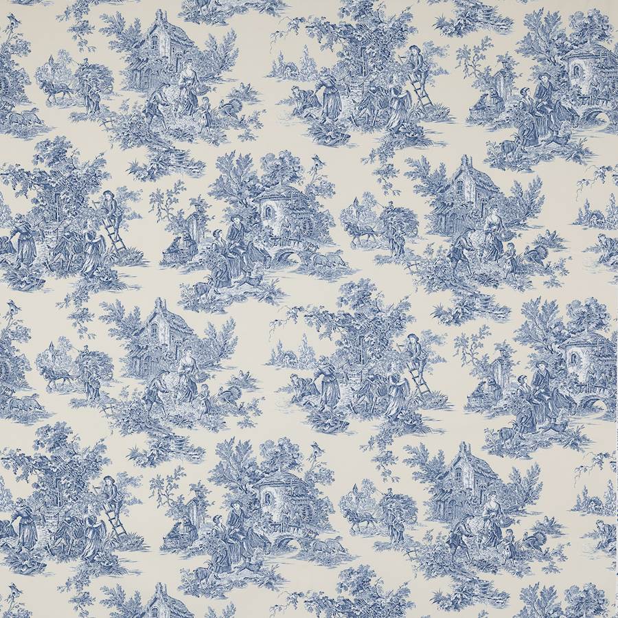 Manuel Canovas Tyg Campagne Saphir