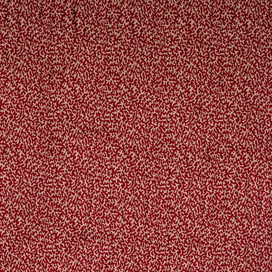 Manuel Canovas Stof Velours Moorea Ecarlate
