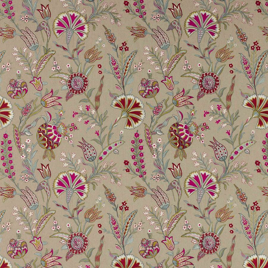 Manuel Canovas Tyg Siki Rose Indien