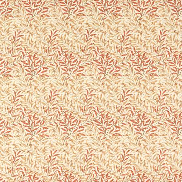 Morris and Co Fabric Willow Bough — Outdoor Performance Russet Wheat