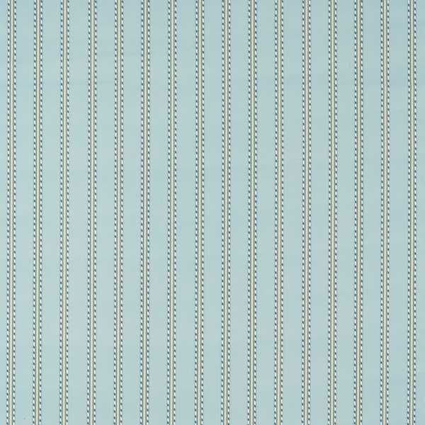 Morris and Co Holland Park Stripe Mineral Blue -kangas