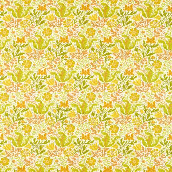 Morris and Co Compton — Cornubia Fabrics Summer Yellow -kangas