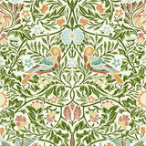Morris and Co Tapet Bird Wallpaper Bough`s Green