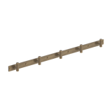 MIX diamantgerändelter Wall Haken Rack — Ausführung
