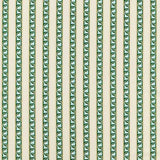 Morris and Co Tyg Red Car Stripe Forest Linen