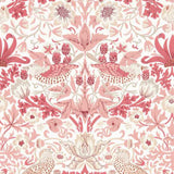 Morris and Co Tapet Simply Strawberry Thief Madder