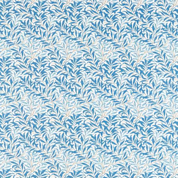 Morris and Co Fabric Willow Bough — Simply Morris Fabrics Woad