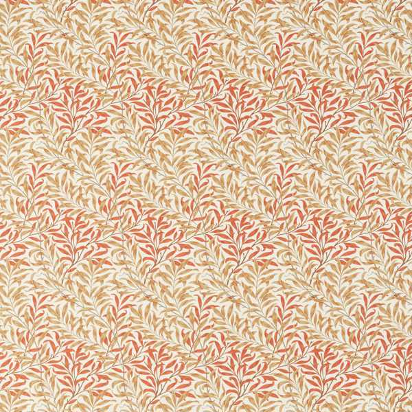 Morris and Co Fabric Willow Bough — Simply Morris Fabrics Russet Ochre