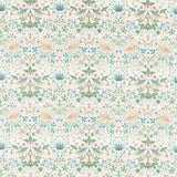 Morris and Co Tyg Strawberry Thief — Simply Morris Fabrics Cochineal Willow