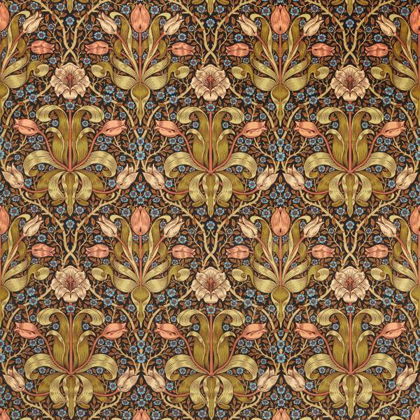 Morris and Co Tyg Spring Thicket (Velvet) Old Fashioned