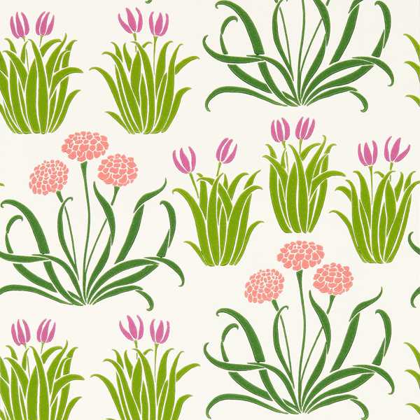 Morris and Co Behang Glade Tulip Fields