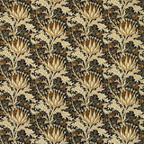 Morris and Co Tyg Artichoke Velvet Midnight Pearwood