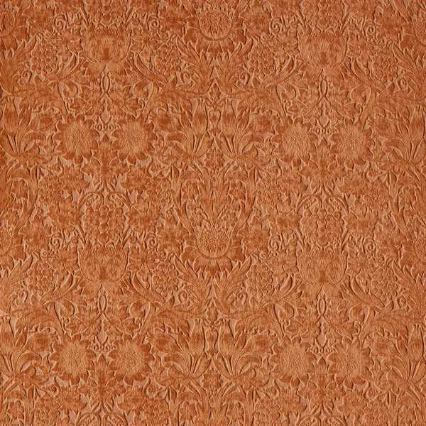 Sunflower Caffoy Velvet Redhouse — Morris & Co tygprov