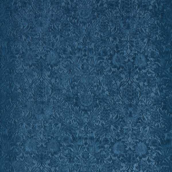 Morris and Co Tyg Sunflower Caffoy Velvet Inky Fingers