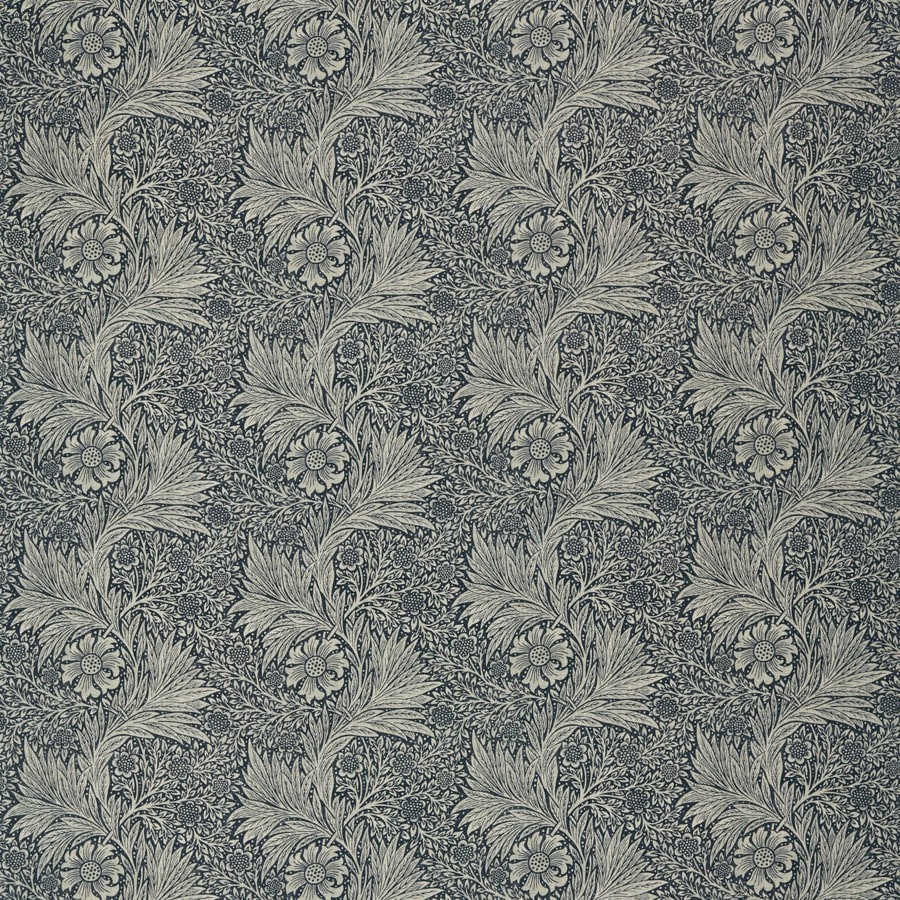 Pure Marigold Print Black Ink — Morris & Co tygprov