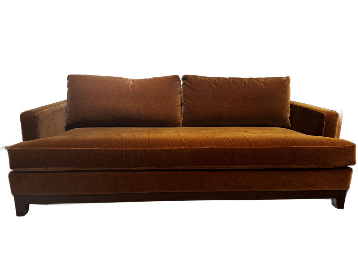 Jio New York Sofa 2-Sitzer 200 cm – 2-Sitzer - in Stoff Sasha Tobacco