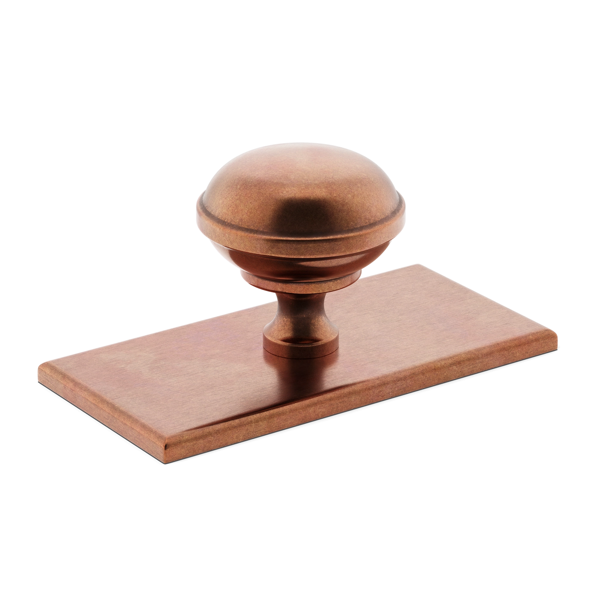 Armac Martin Queslett Cabinet Knob rectangular – Antique copper