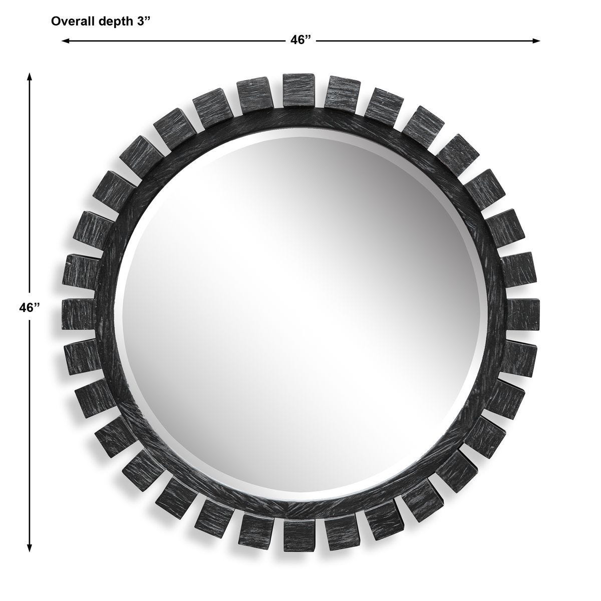 Around The Block Mirror - 40 Ebony