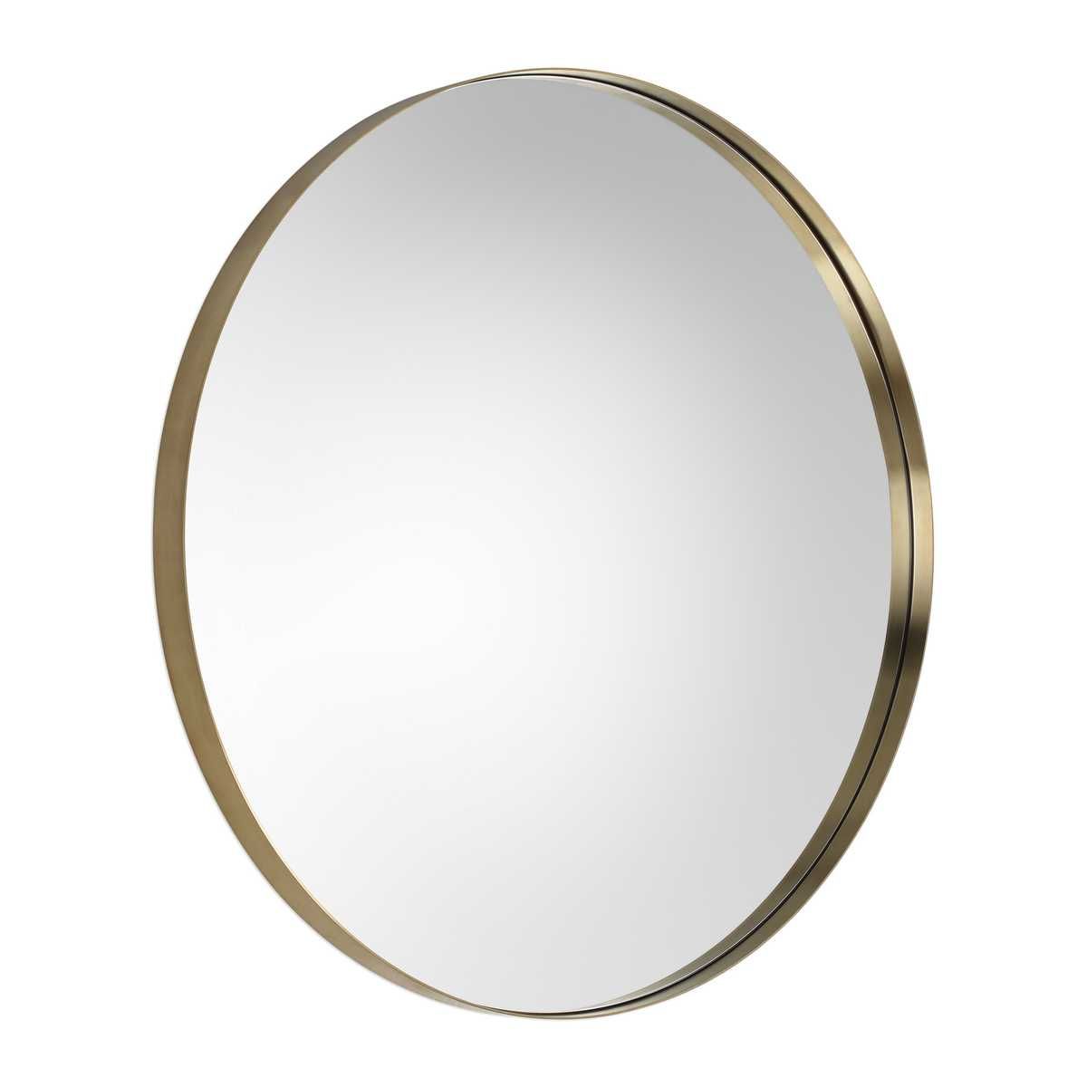Padria Round Mirror - 102cm Brass