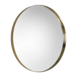 Padria Round Mirror - 102cm Brass