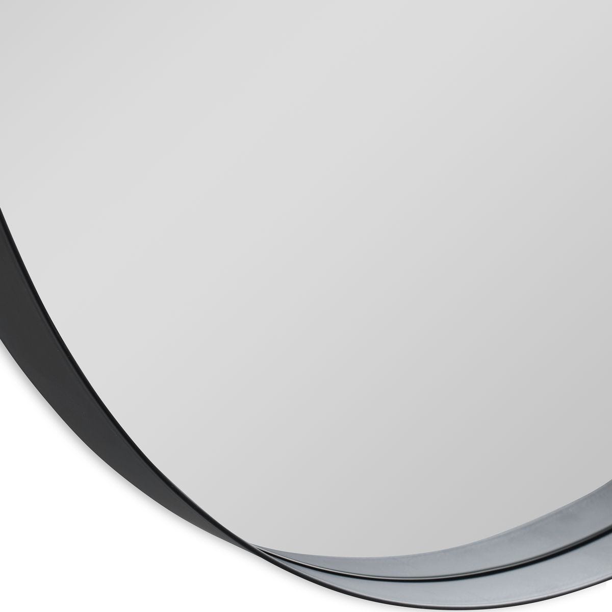 Padria Round Mirror - 122cm Black
