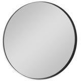Padria Round Mirror - 122cm Black