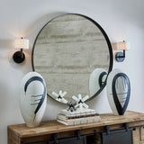Padria Round Mirror - 122cm Black