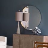 Padria Round Mirror - 40 Nickel