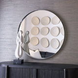 Padria Round Mirror - 40 Nickel