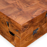 Teak Tac Toe Coffee Table - Carmel