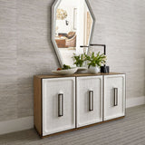 White Linen 3 Door Cabinet