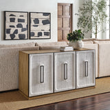 White Linen 3 Door Cabinet