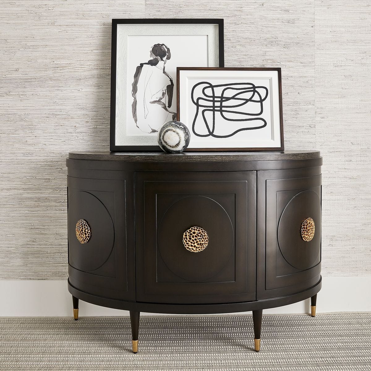 Paris 48 Inch Console Cabinet in Espresso