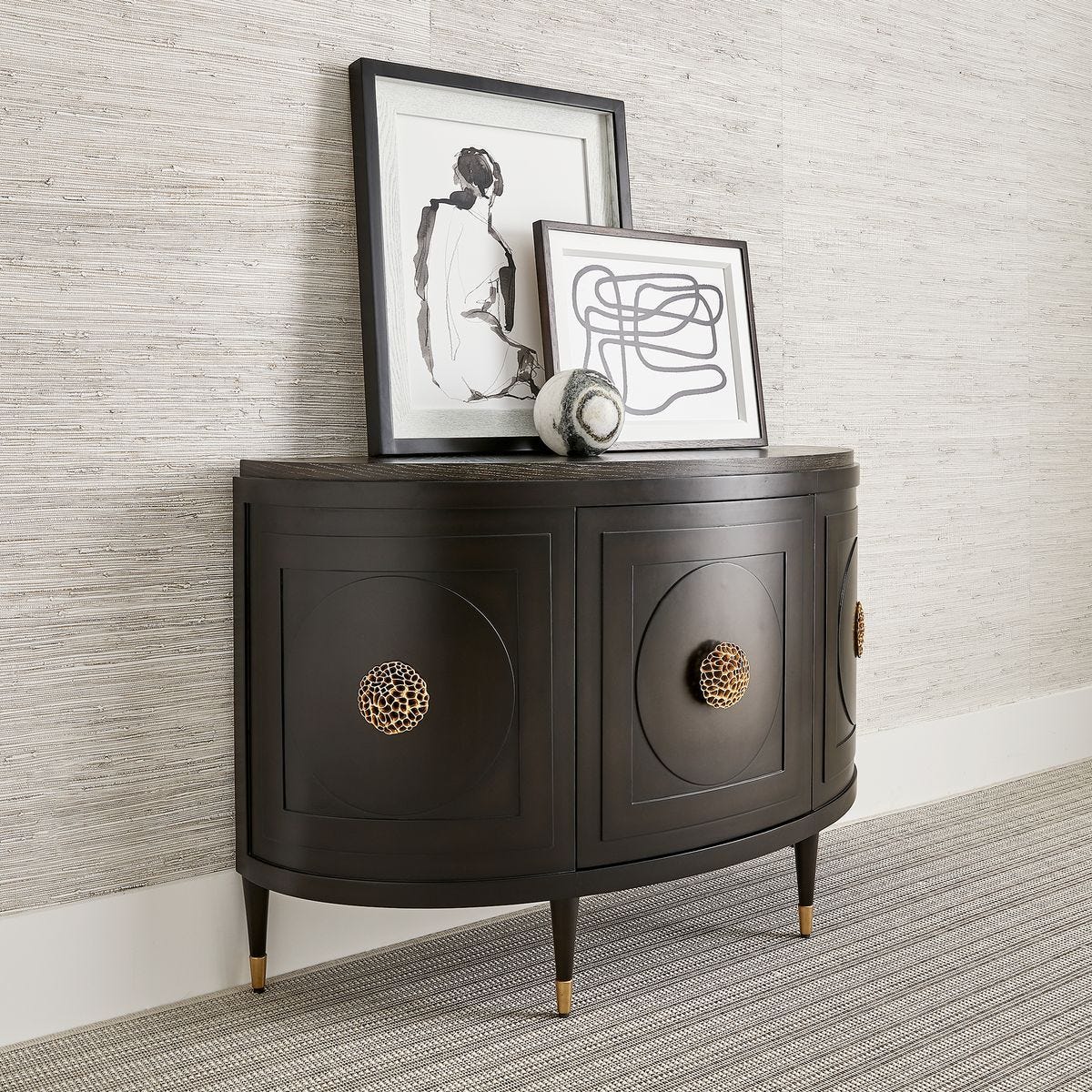 Paris 48 Inch Console Cabinet in Espresso