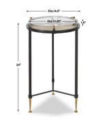 Ice Block Accent Table - Round
